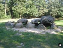 hunebed in Boswachterij Exloo