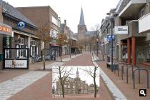 Deurne, kerk en raadhuis