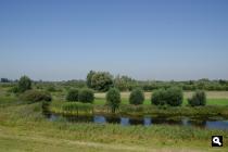 Zicht op de Hurwenense Uiterwaarden