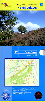 Topografische Wandelkaart Noord Veluwe