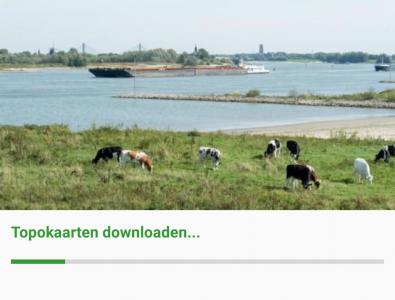 WandelZapp met off-line kaarten