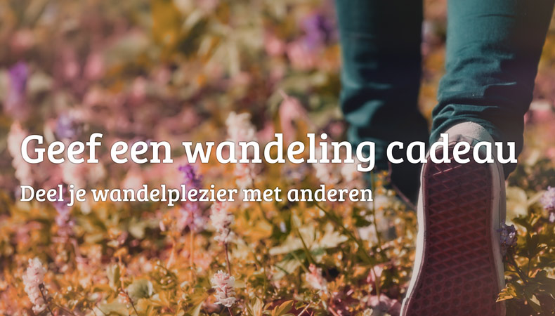 Geef gratis wandeling cadeau