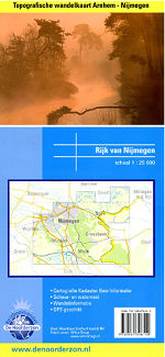 Topografische Wandelkaart Arnhem Nijmegen