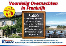 Voordelig overnachten in Frankrijk 2012