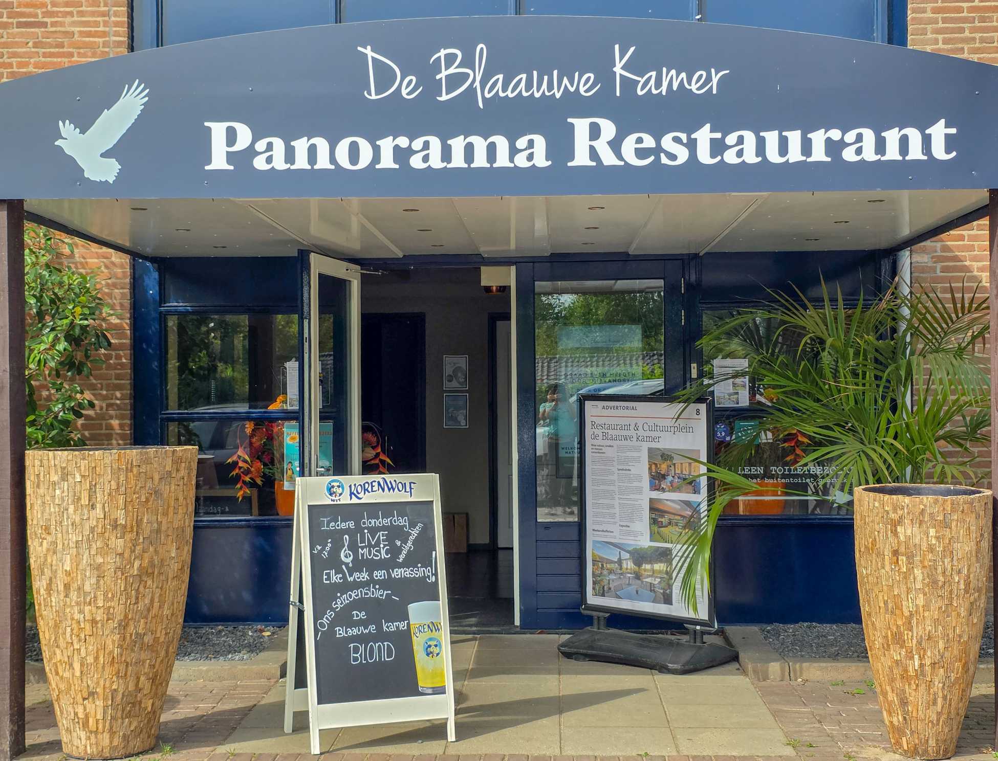 panorama restaurant De Blaauwe Kamer
