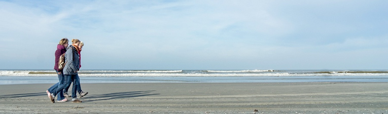 Uitwaaien op het strand
