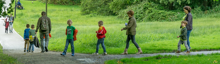 Wandelingen met kinderen