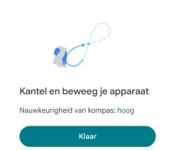 Kompas van je Android-toestel kalibreren
