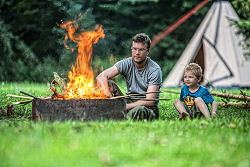  Kampvuur op Nederlandse kampeerterreinen