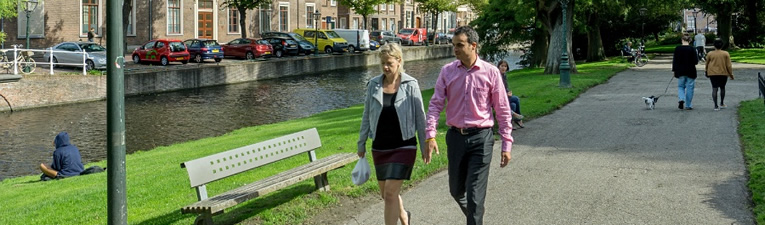 Gratis lunchwandelingen op je mobiel