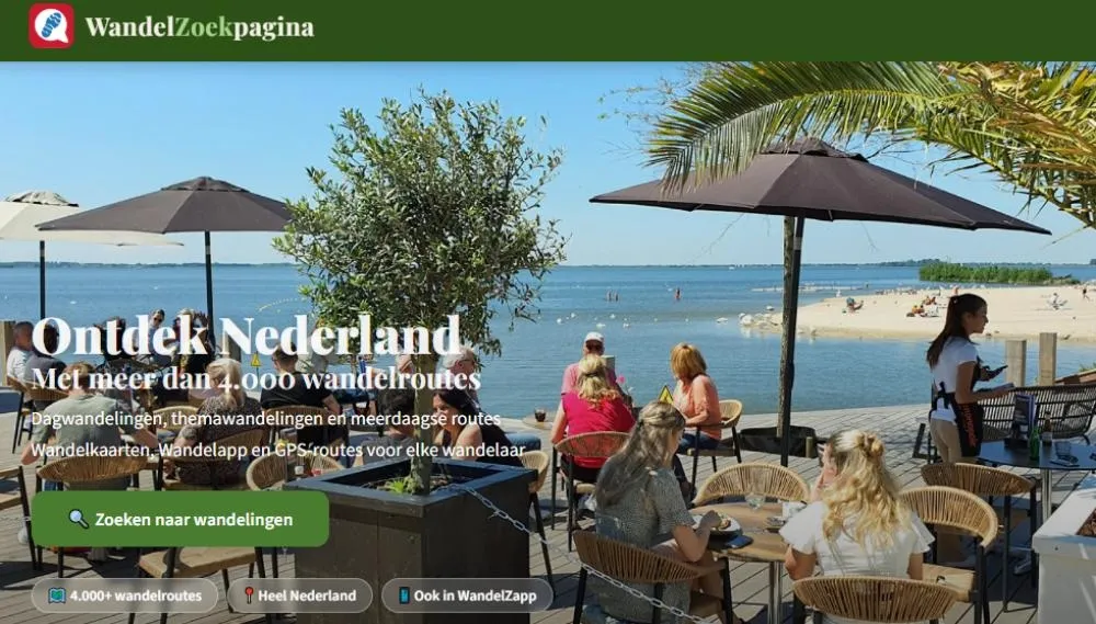 Wandelzoekpagina vernieuwd