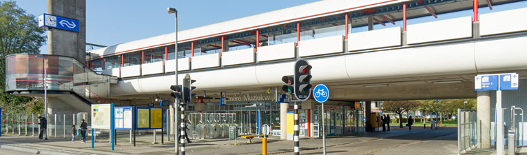 wandelingen station Almere Muziekwijk
