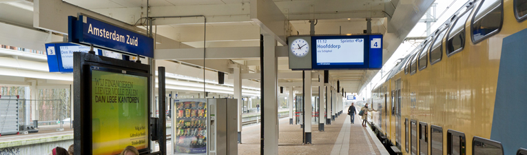 wandelingen station Amsterdam Zuid