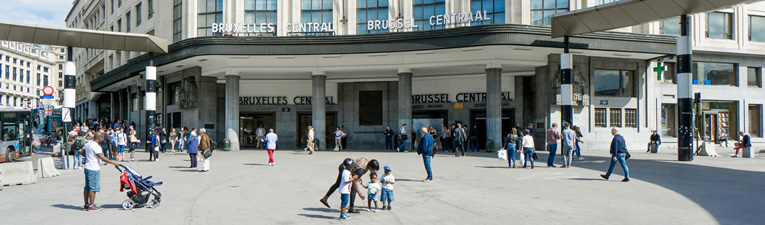 wandelingen station Brussel-Centraal