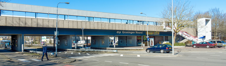 wandelingen station Groningen Noord