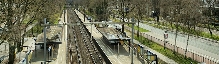 wandelingen station Hilversum Media Park