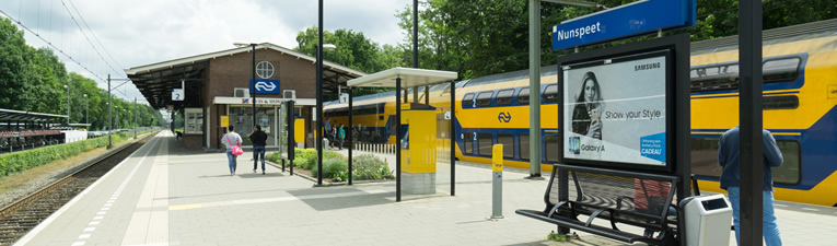 wandelingen station Nunspeet
