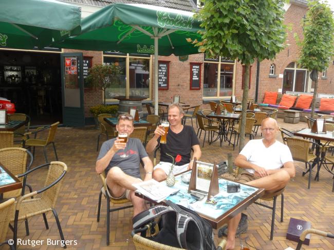 Einde wandeling bij Pelles