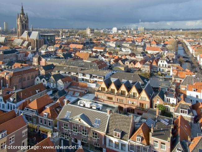 Delft vanaf de Nieuwe Kerk