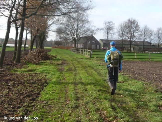 Wandelen op de akkerrand