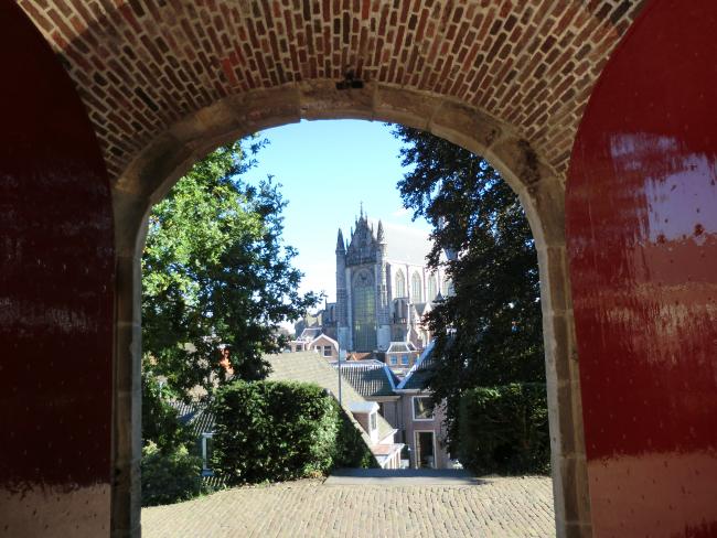 Uitzicht vanaf de Burcht (Hooglandse Kerk)