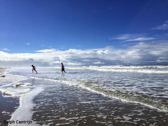 zomer op strand