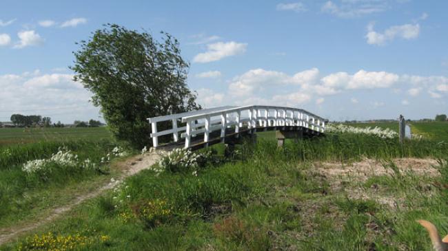 Voetbrug nabij Zunderdorp