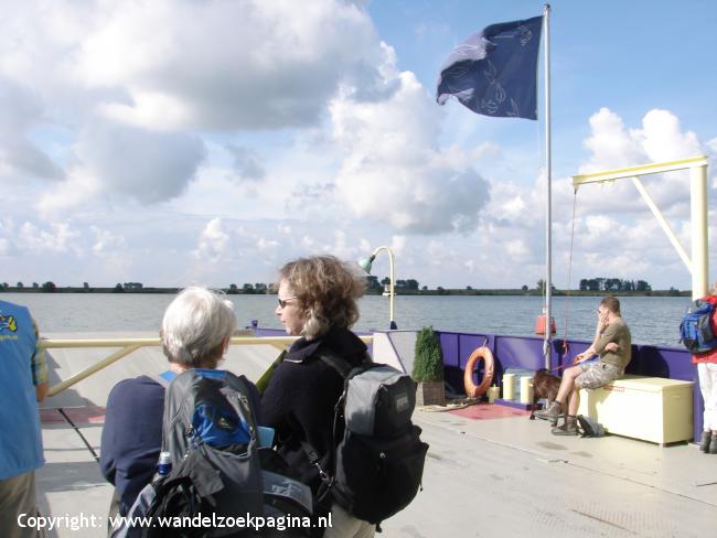Gele wandelroute