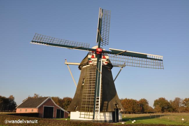 Rondewandeling Gasteren Oude Molen Drentse AA