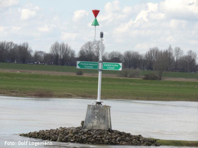 Splitsingspunt van Rijn en IJssel 