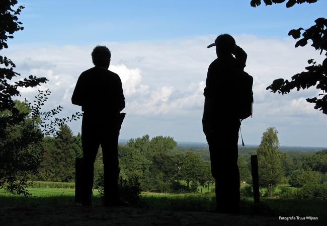 Wandelaars op de Paasberg