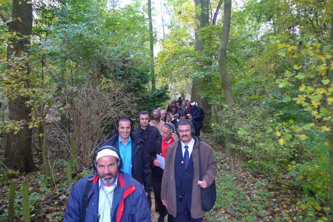 Geluidswandelen door De Wiedijn in Osdorp