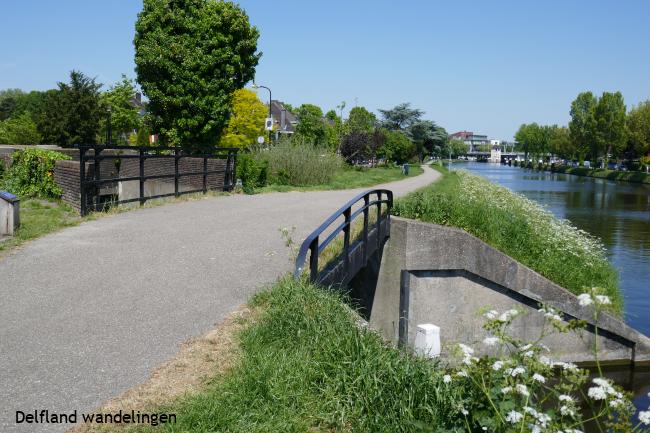 Jaagpad langs de Vliet in Rijswijk