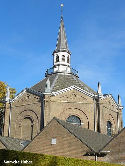 Achterkant protestantse kerk