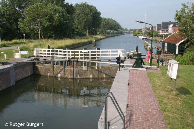 Zeesluis in het Oorgat