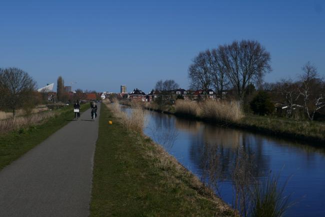 Wandelpad op de grens van Den Haag Wateringse Veld en Rijswijk