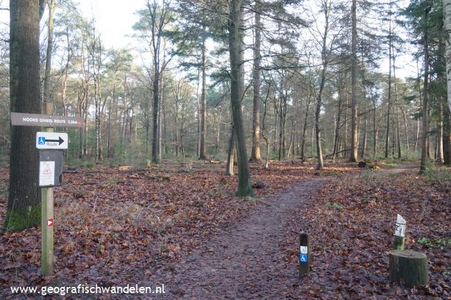 Start rode paaltjesroute Noord-Ginkel