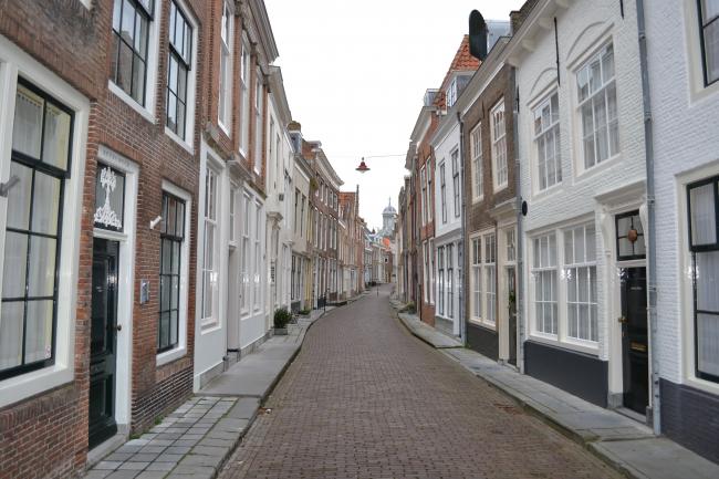 Gewoon een leuk stil straatje in Middelburg.