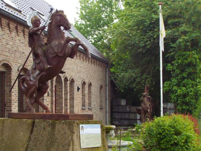 Sculptuur van een Romeinse officier