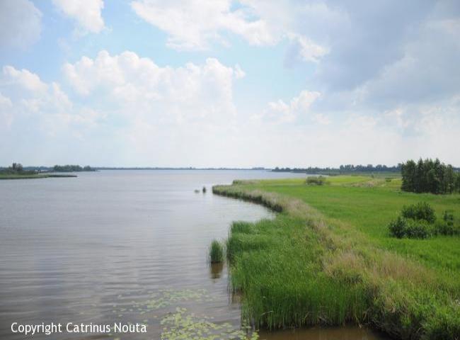 Burgum en omliggend coulissenlandschap