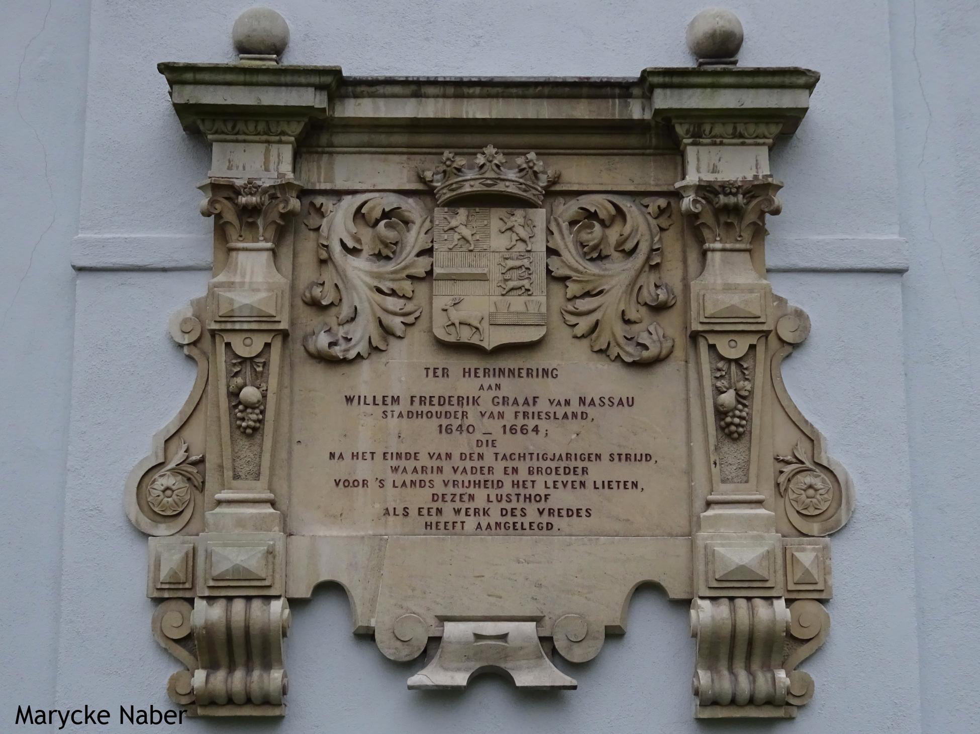 Gedenksteen Willem Frederik van Nassau